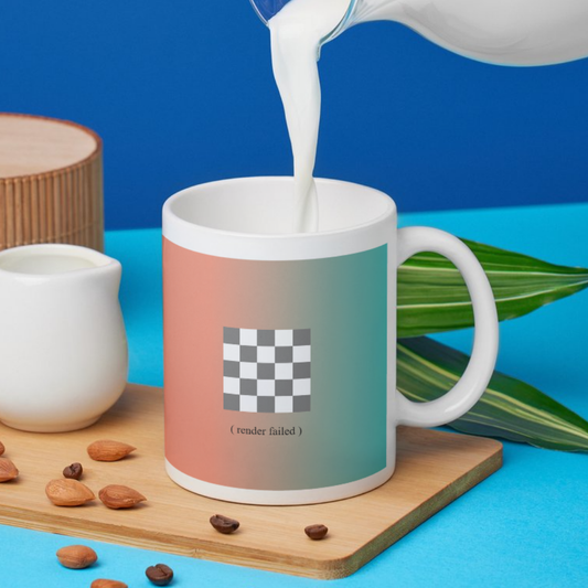 The 'Render Failed' Mug | Funny Graphic Designer & Artist Gift